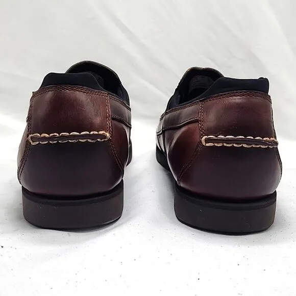 TIMBERLAND●MENS 11.5●{29565} AE CUP BROWN LEATHER LOAFER SLIP-ON NWSW ☆NICE☆