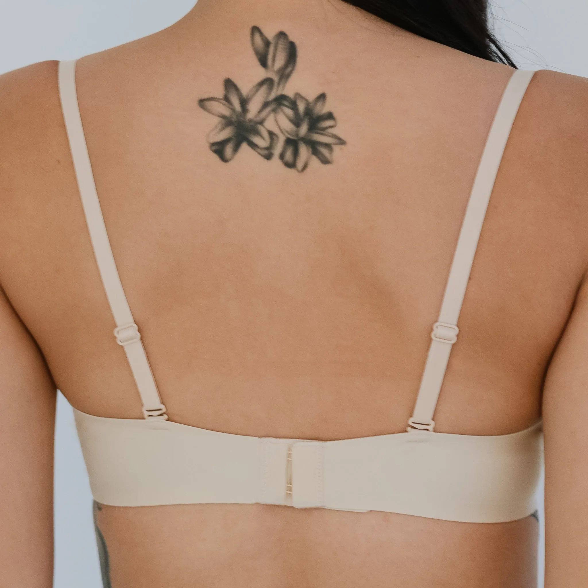 Timeless Essential! Seamless Wireless T-Shirt Bra in Nude