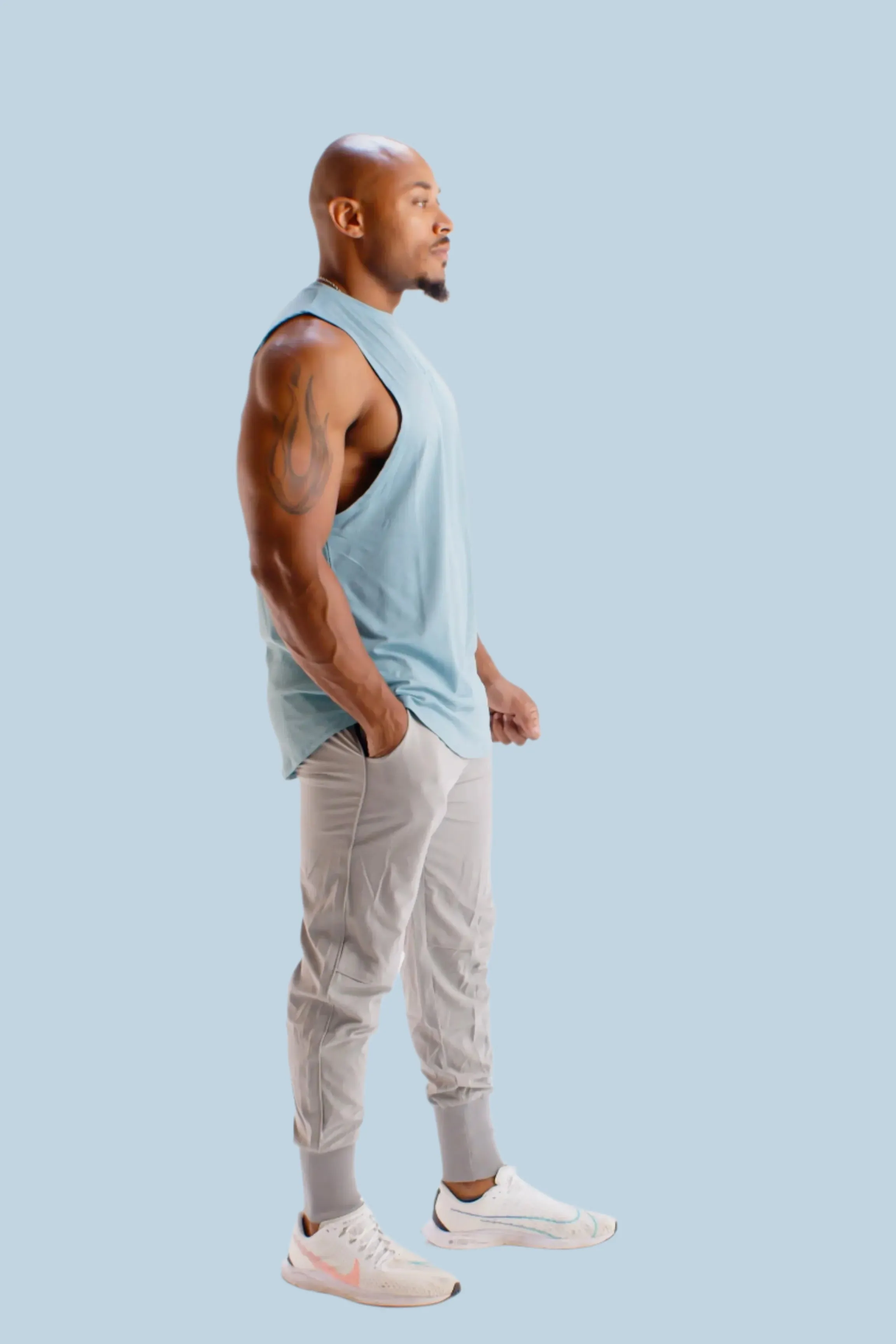Total War Battle Sleeveless - Air Force Blue