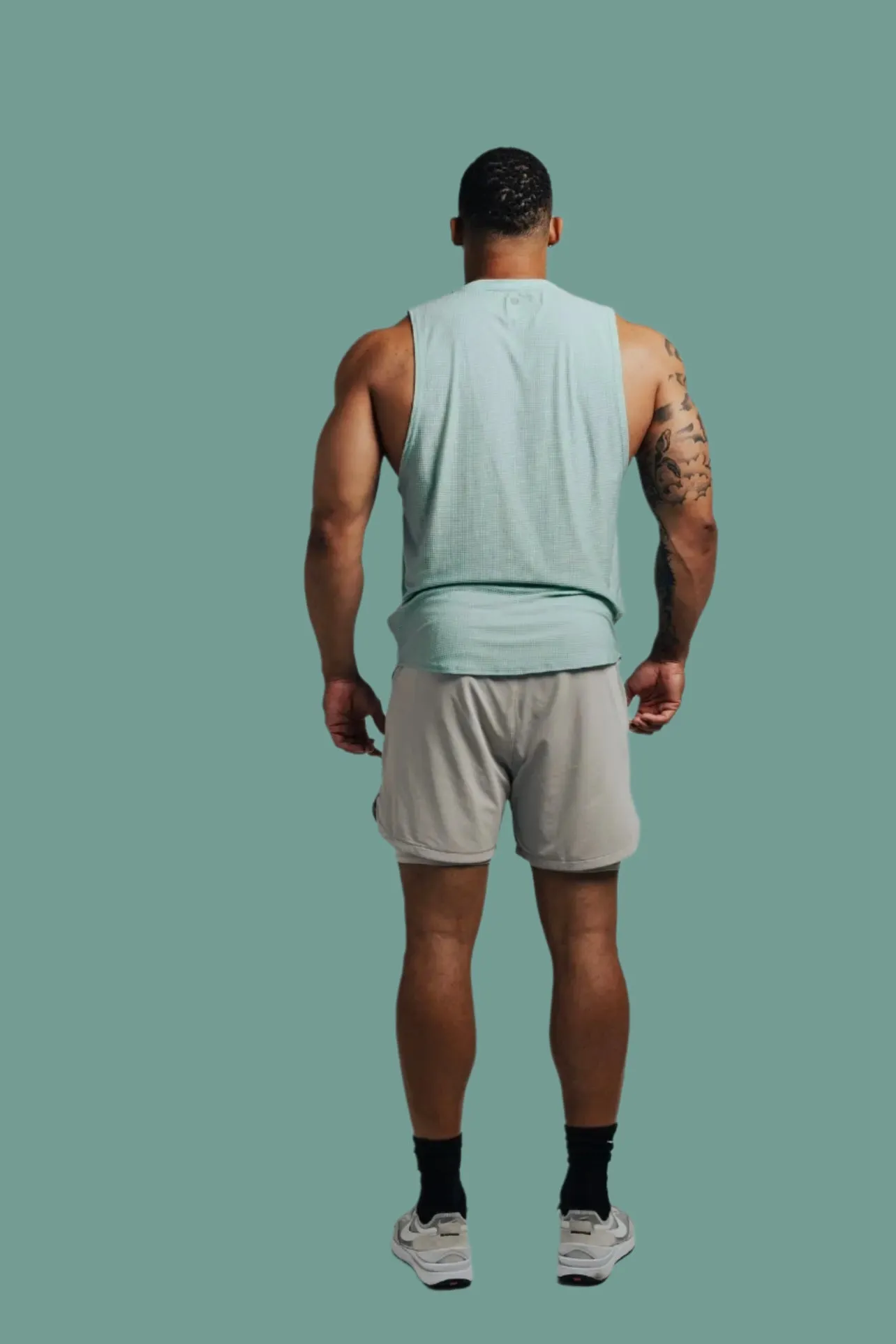 Total War Battle Sleeveless - Aqua