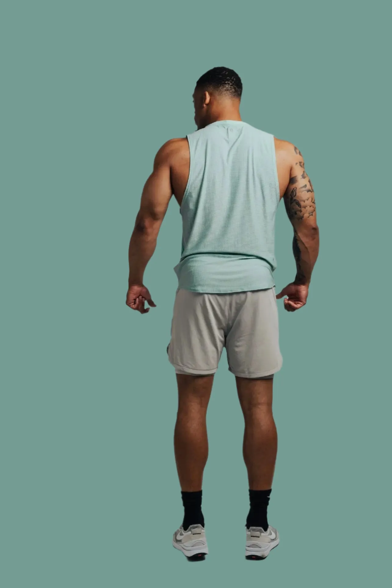 Total War Battle Sleeveless - Aqua