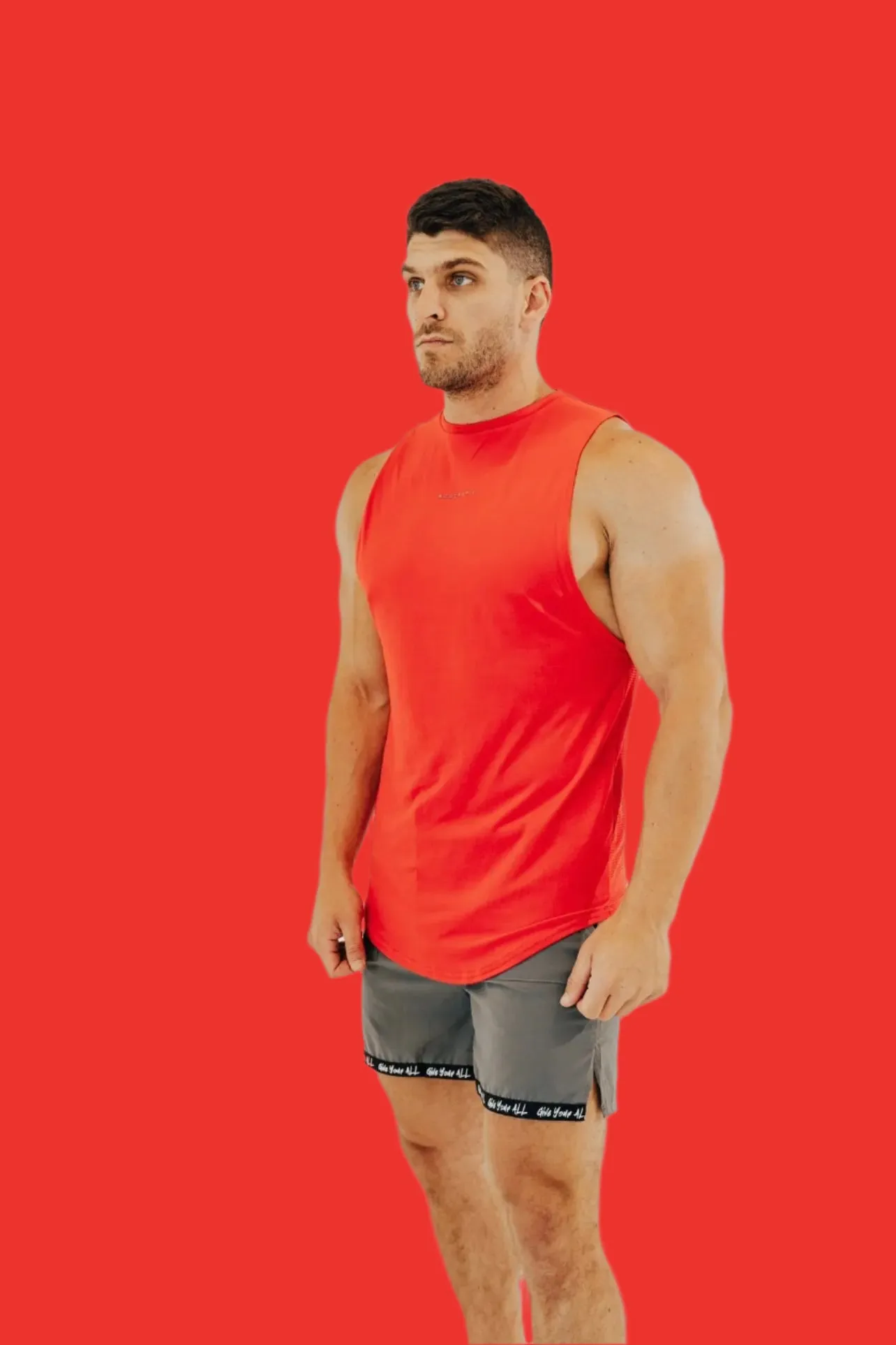 Total War Battle Sleeveless - Candy Apple Red