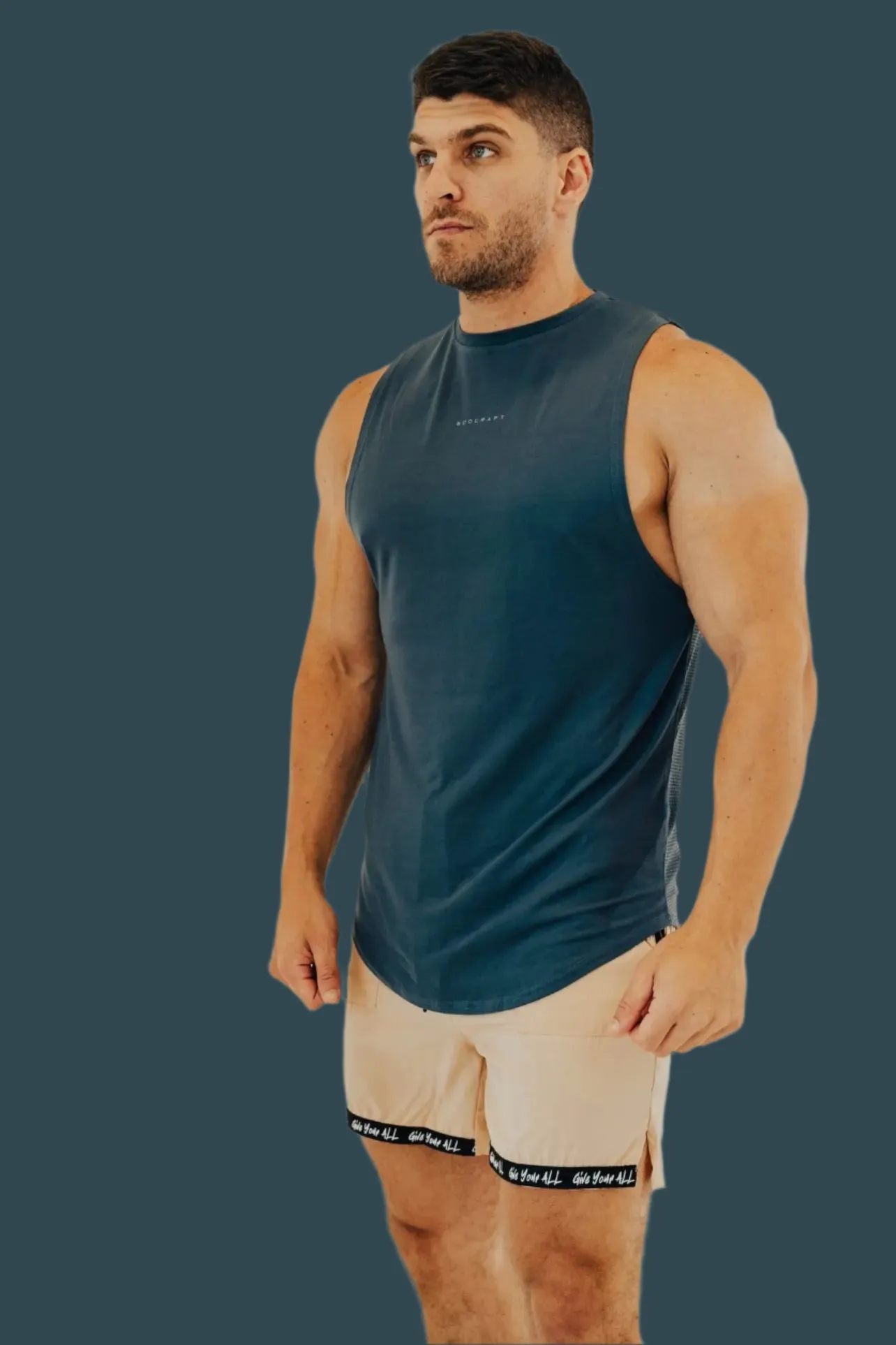 Total War Battle Sleeveless - Deep Blue