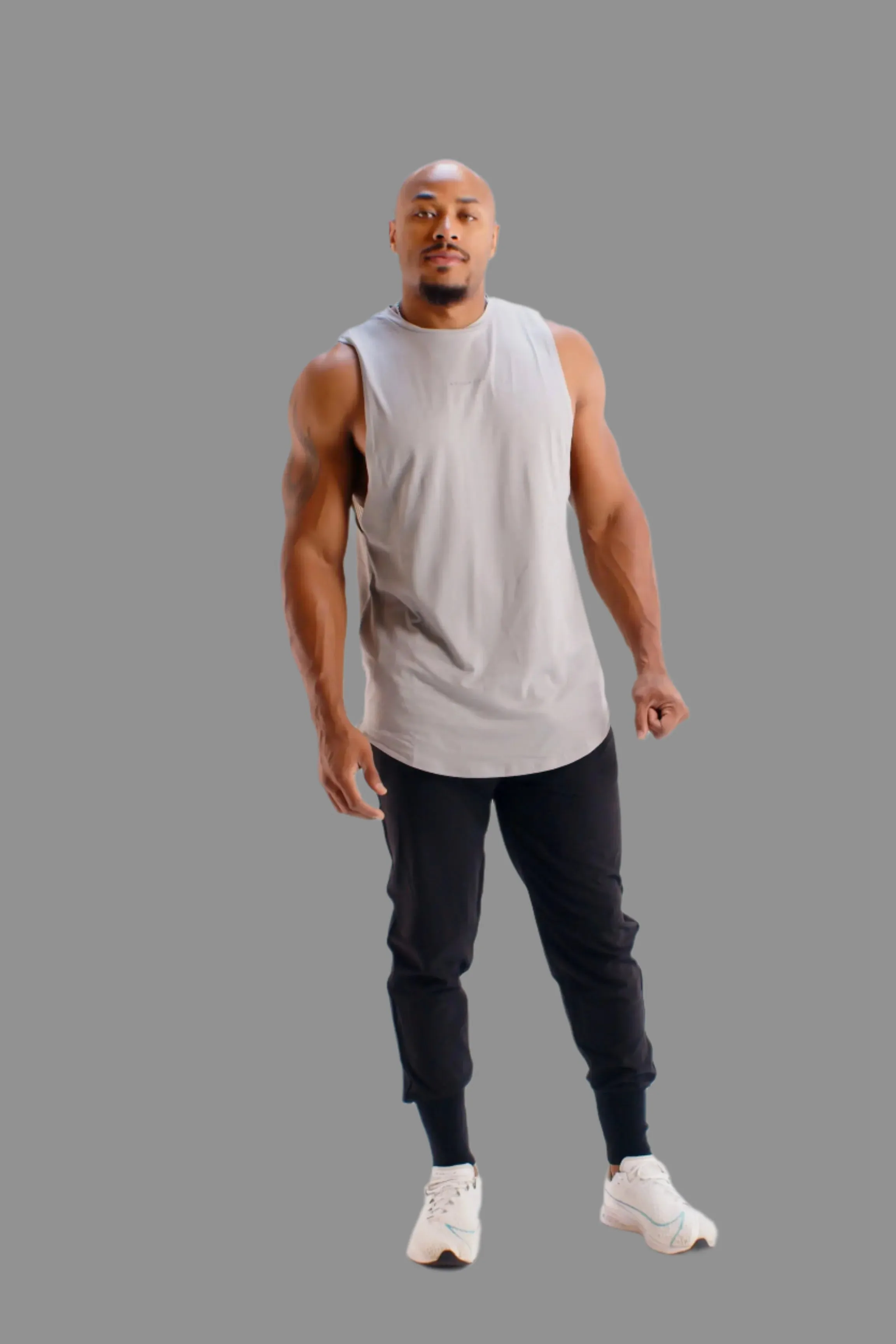Total War Battle Sleeveless - Ghost Grey
