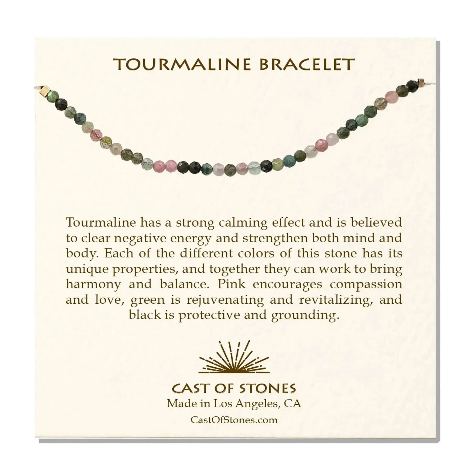 Tourmaline Bracelet by Cast of Stones