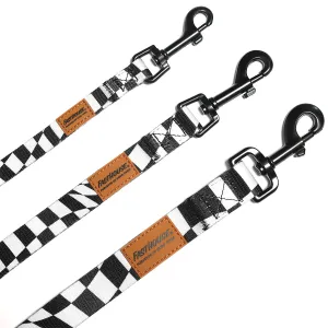 Trip Dog Leash - Black/White