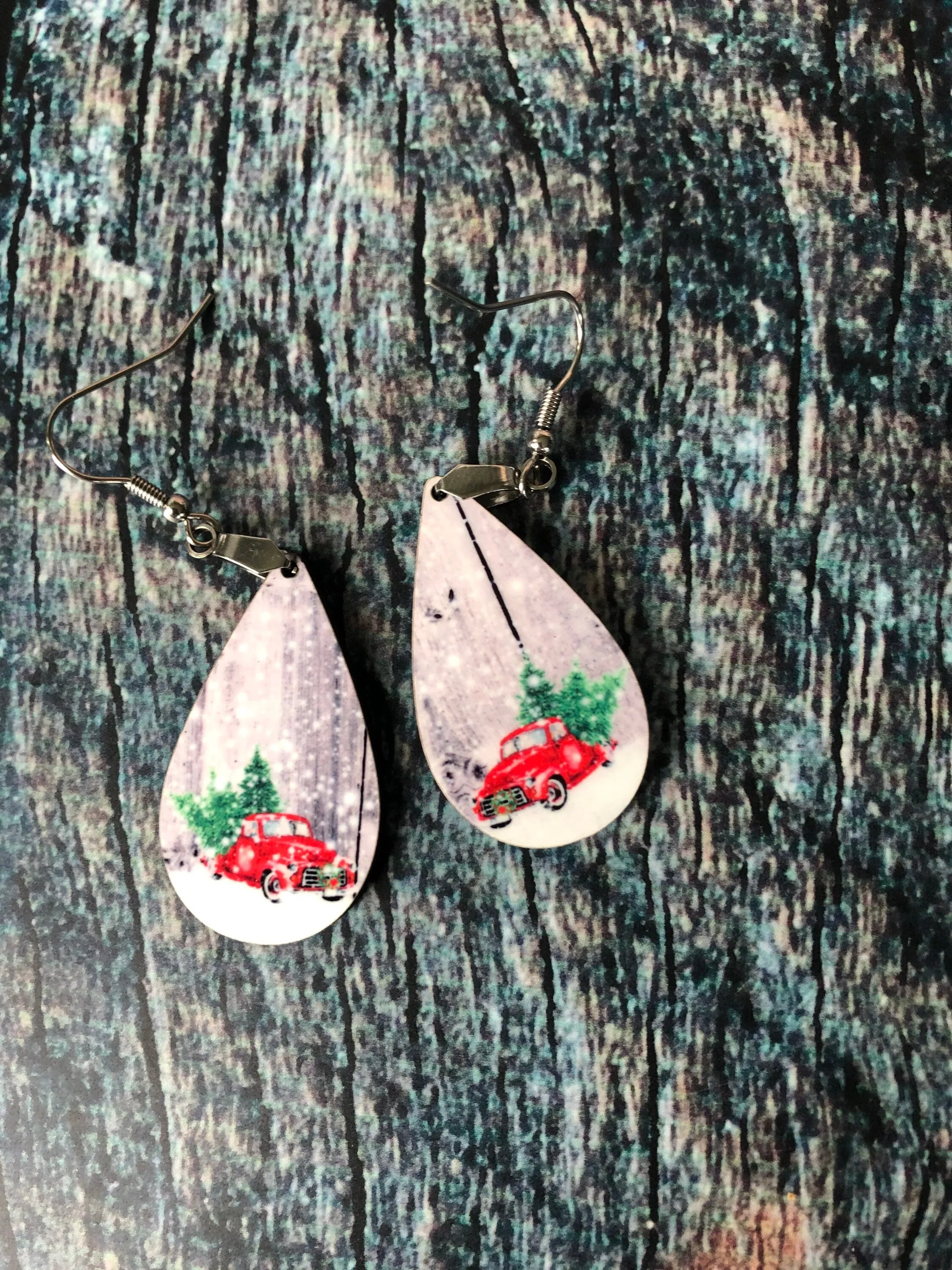 Truck Small Drop Earrings