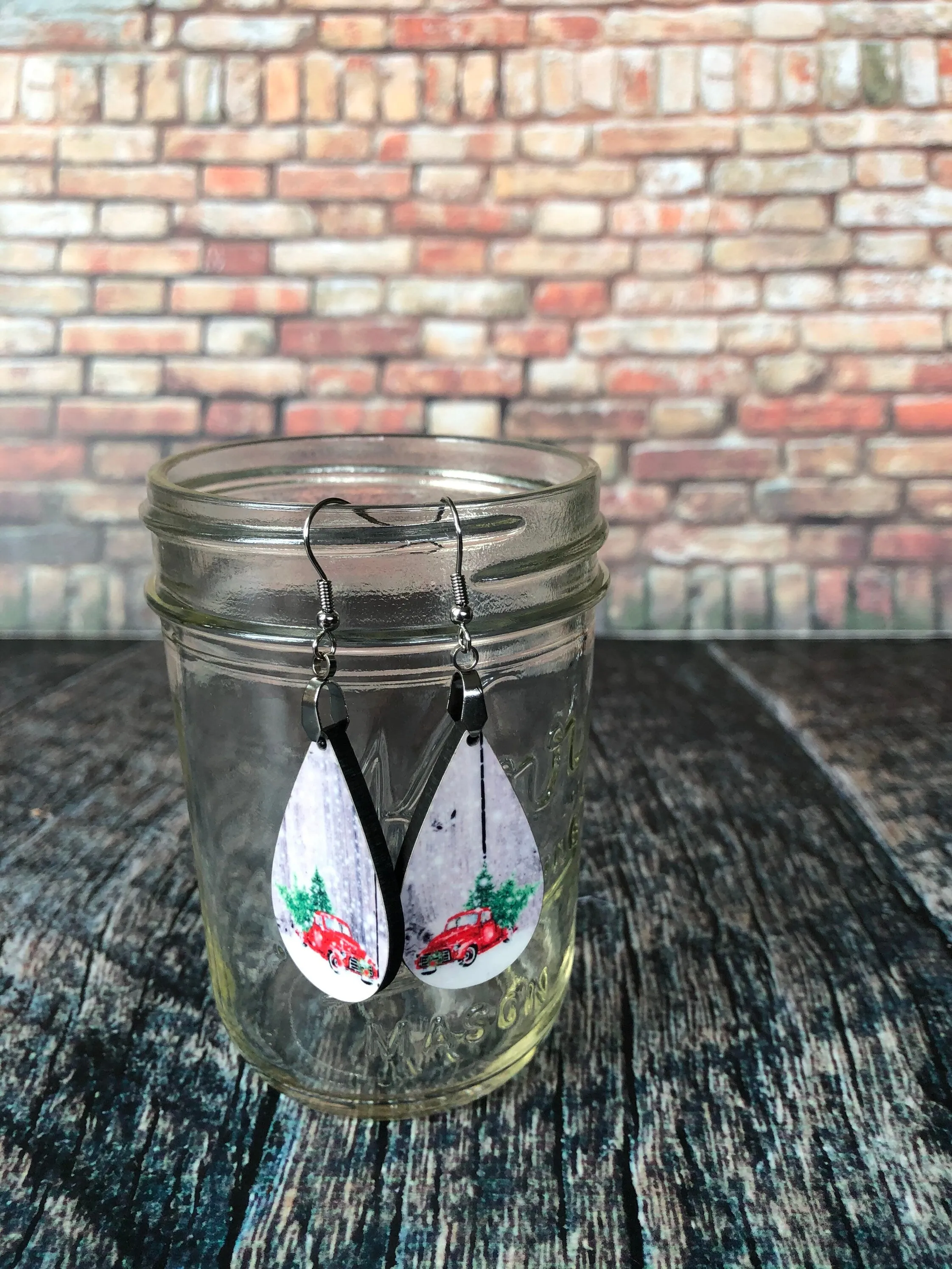 Truck Small Drop Earrings