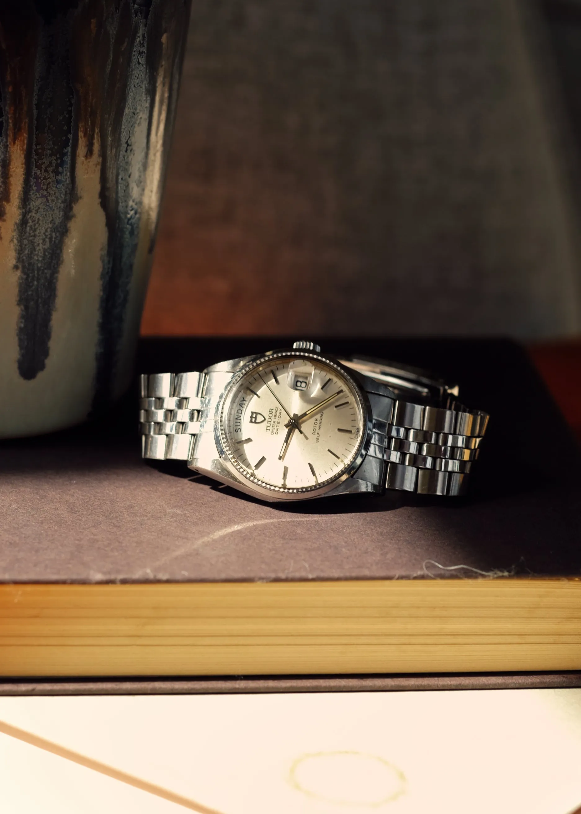Tudor Day-Date 94710 Light Cream Patina - 1987