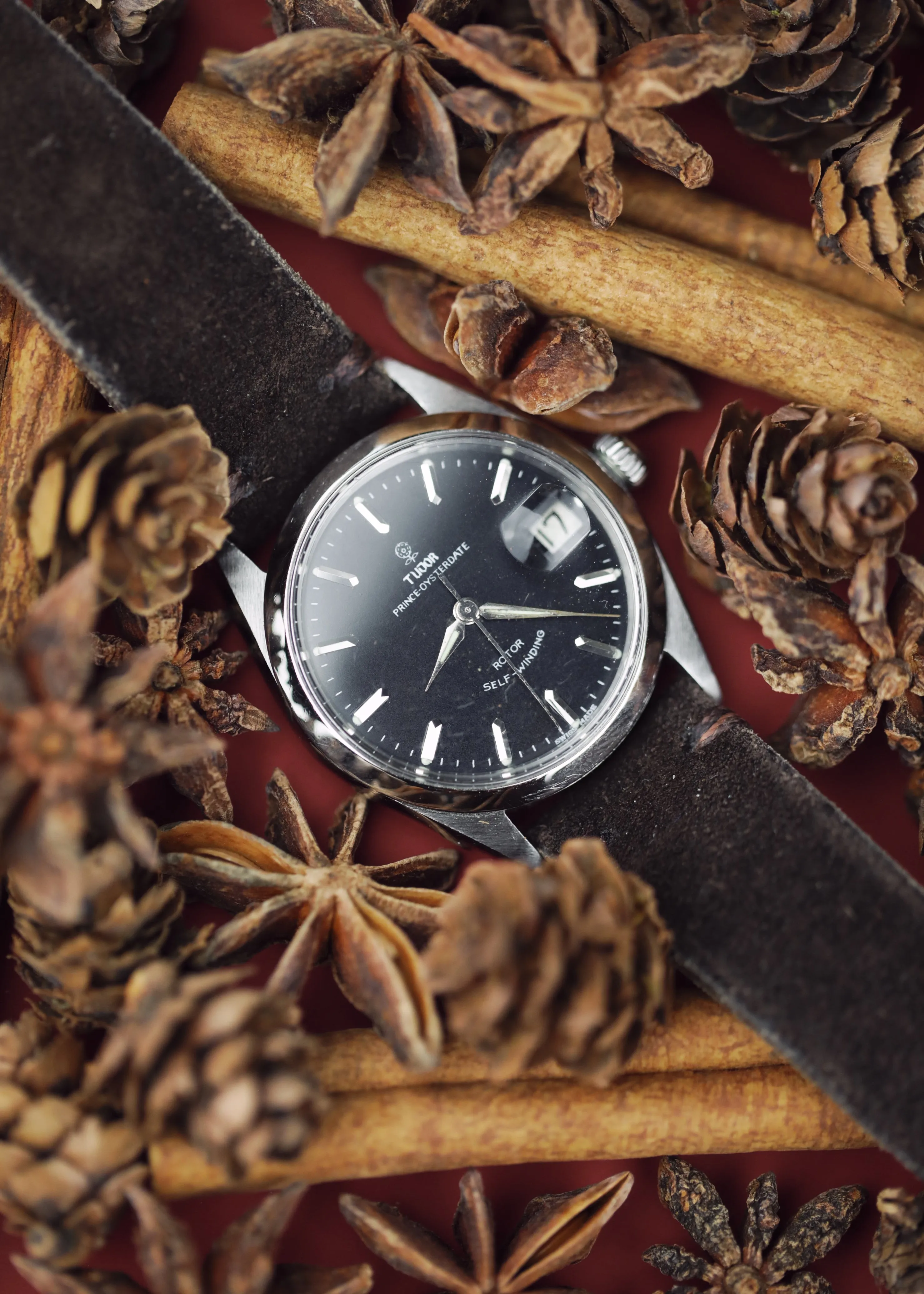 Tudor Prince Oysterdate Rotor Matte Black Dial - 1966