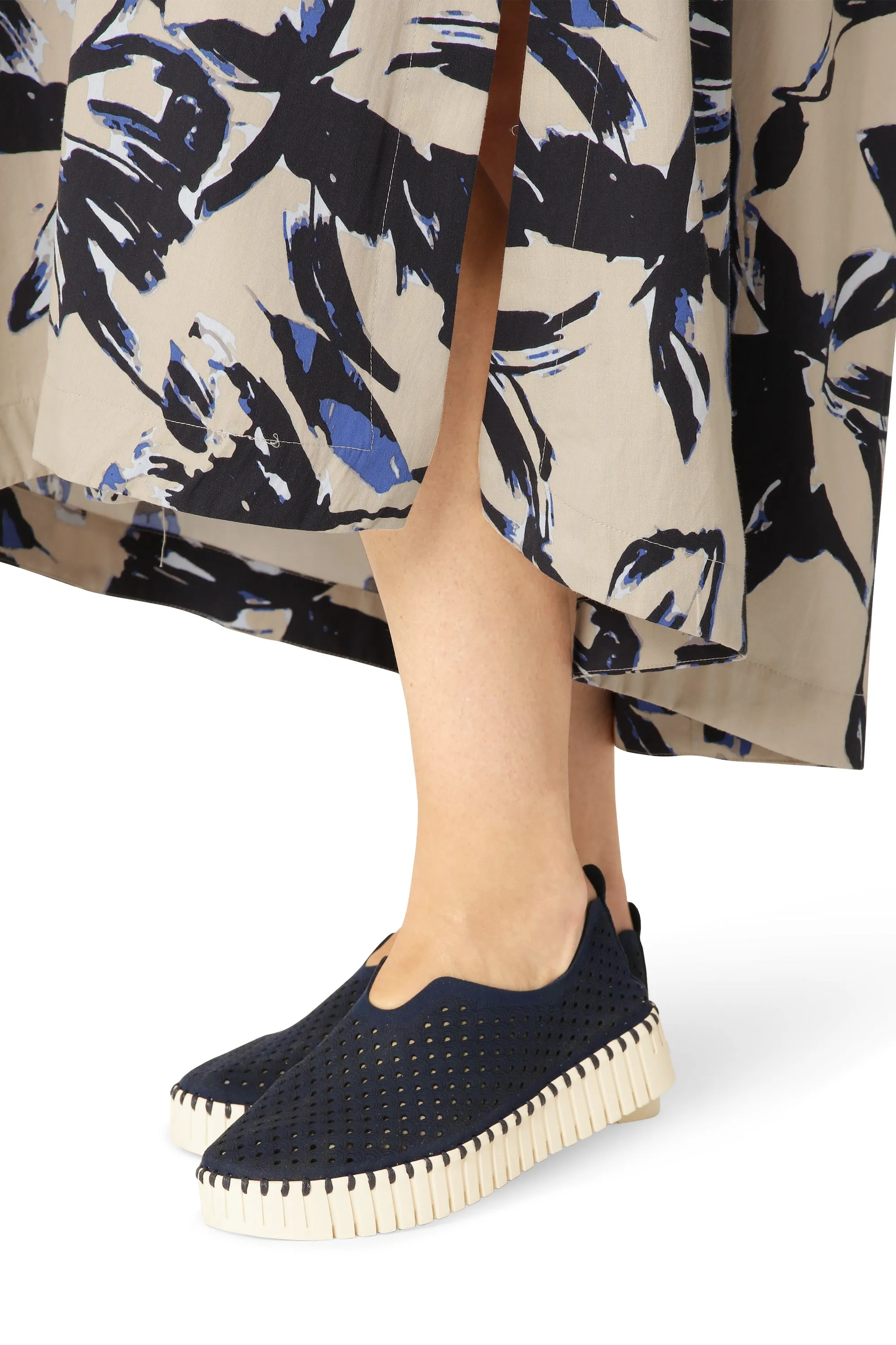 Tulip 3373 Slip on Platform In Dark Indigo