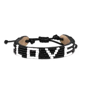 Ubuntu Life Beaded LOVE Bracelet - Thick