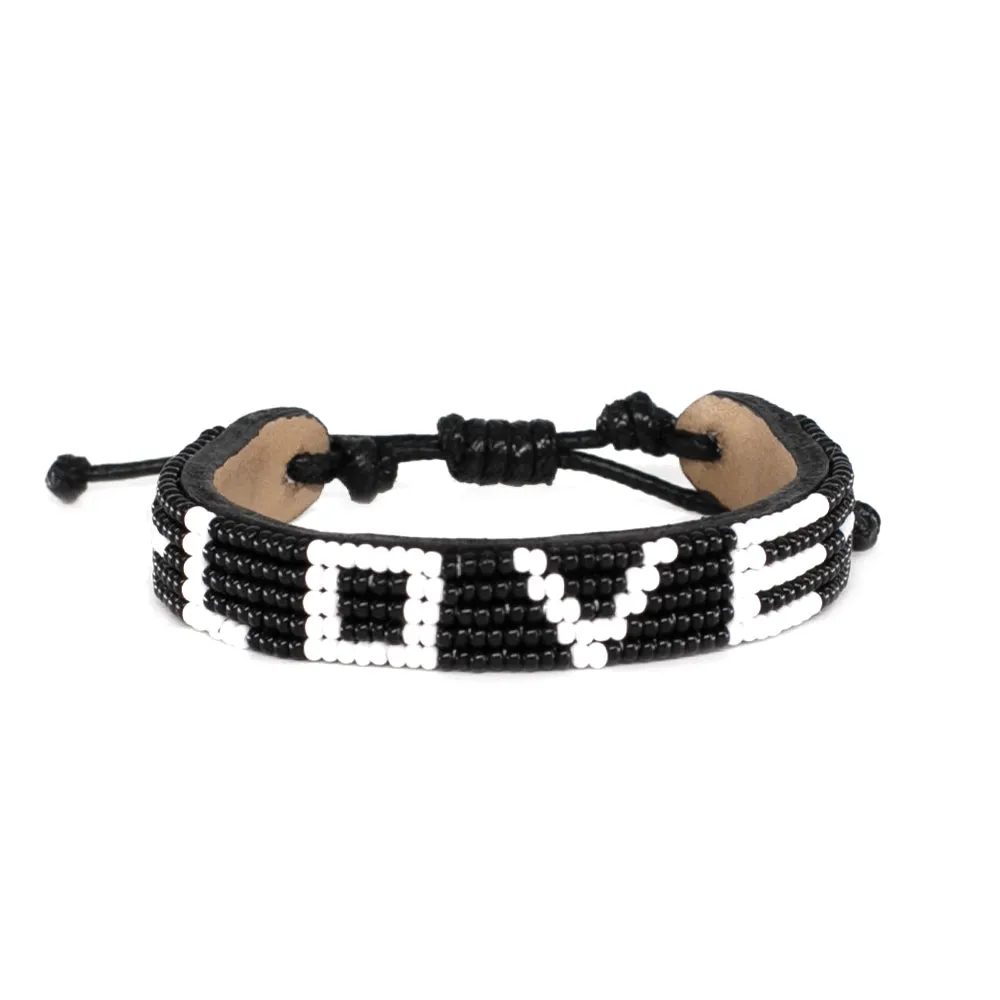 Ubuntu Life Beaded LOVE Bracelet - Thick
