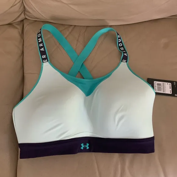UNDER ARMOUR Women's UA Infinity High Blocked Sports Bra