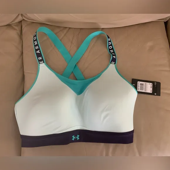 UNDER ARMOUR Women's UA Infinity High Blocked Sports Bra