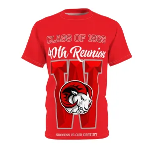 UNISEX WSSU CLASS OF 83 RED REUNION TEE