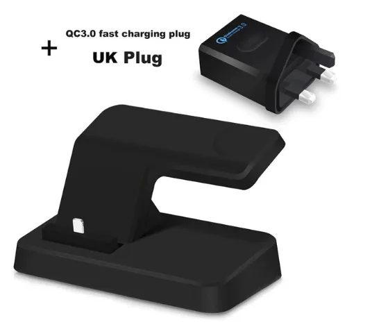 Universal 2 In 1 USB Charging Station with Cradle Support for Smartwatch