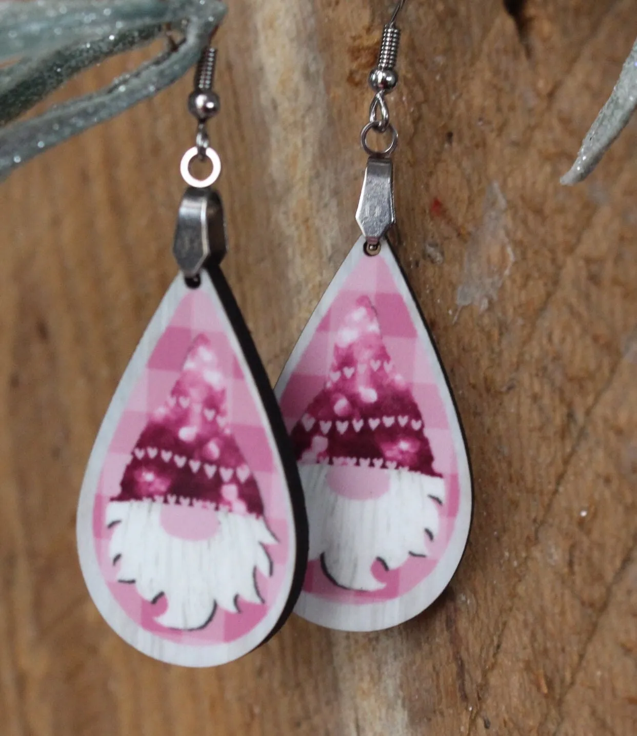 Valentine Drop Earrings. Valentine Earrings, Small Drop Earrings, Heart Earrings, Valentine Gifts