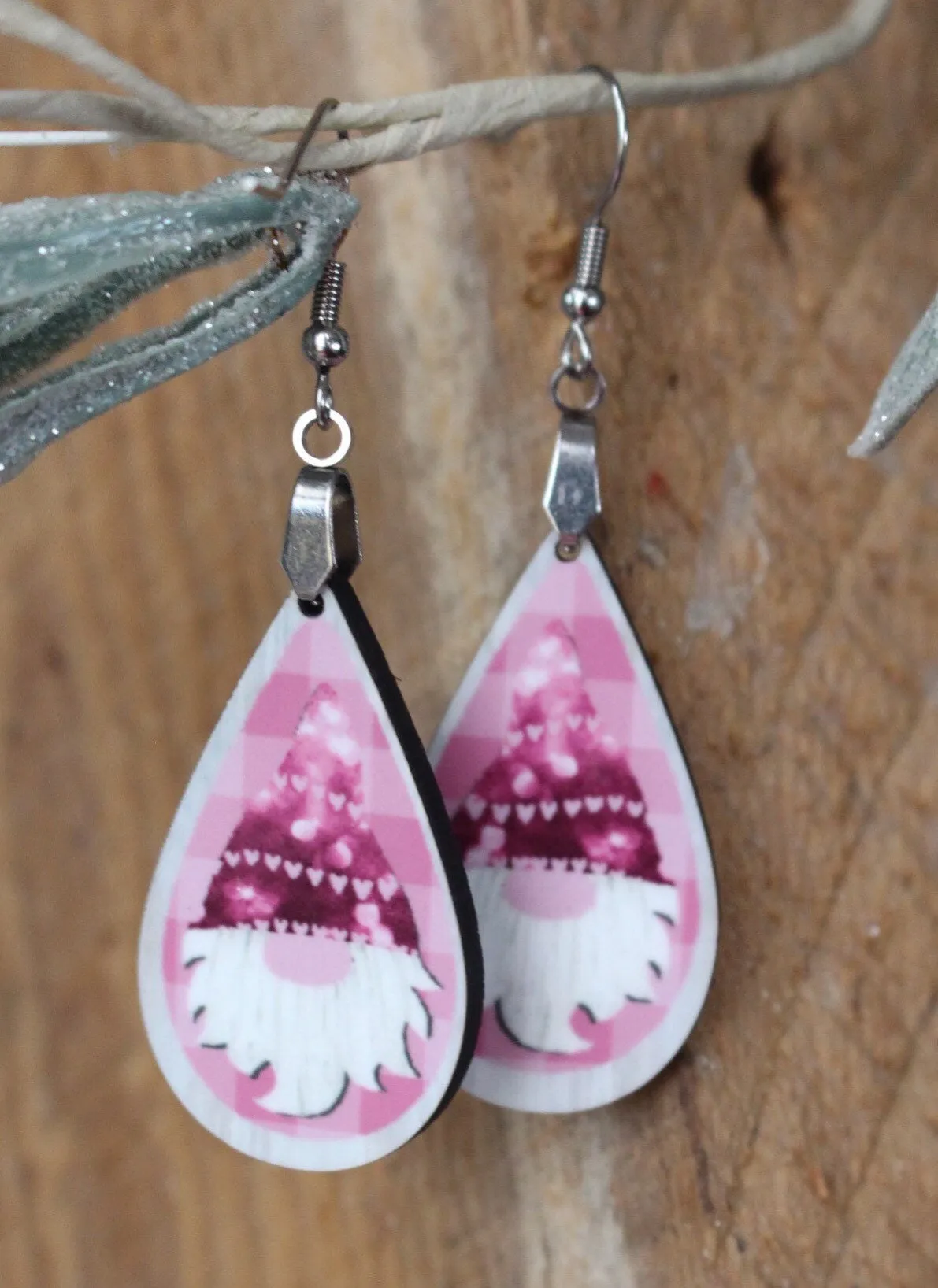 Valentine Drop Earrings. Valentine Earrings, Small Drop Earrings, Heart Earrings, Valentine Gifts