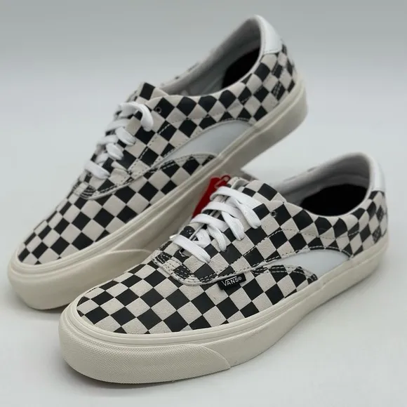 Vans Black and White Checkerboard Skate Sneakers