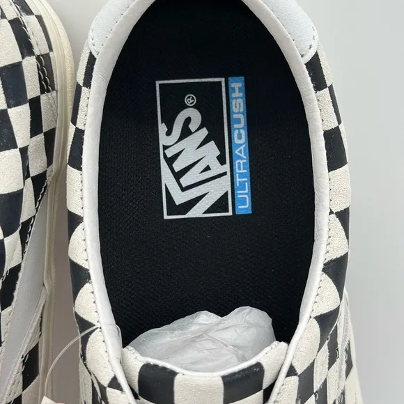 Vans Black and White Checkerboard Skate Sneakers
