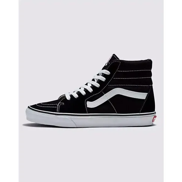 VANS BNWT &quot;SK8&quot; hi top sneakers boys NEW black white