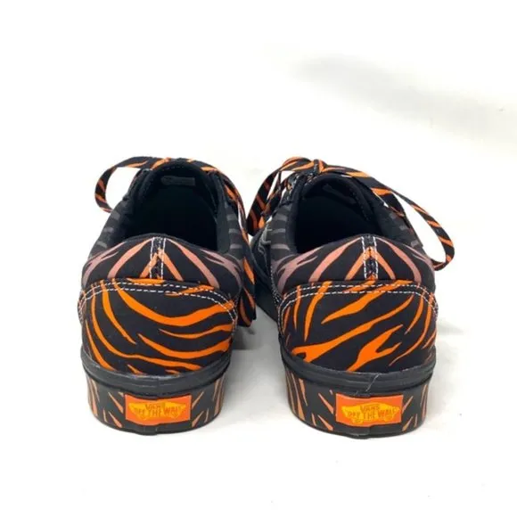 VANS ComfyCush Old Skool Canvas Black Orange Low Shoes Skate Women's VN0A5DYC9KH