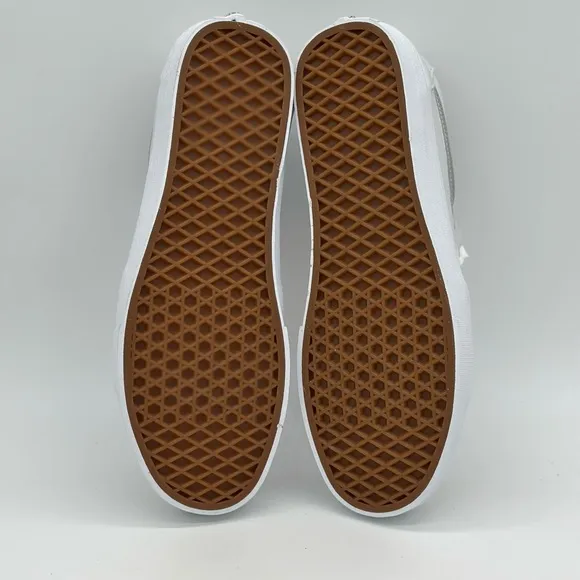 Vans Men's Gray and White Sneakers