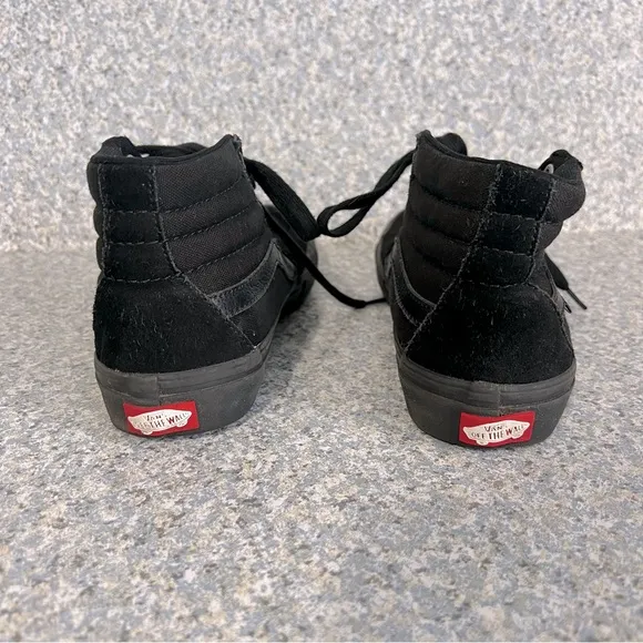 Vans Off The Wall SK8 Hi Pro Men's 5.5 Shoes Triple Black UltraCush Sneakers