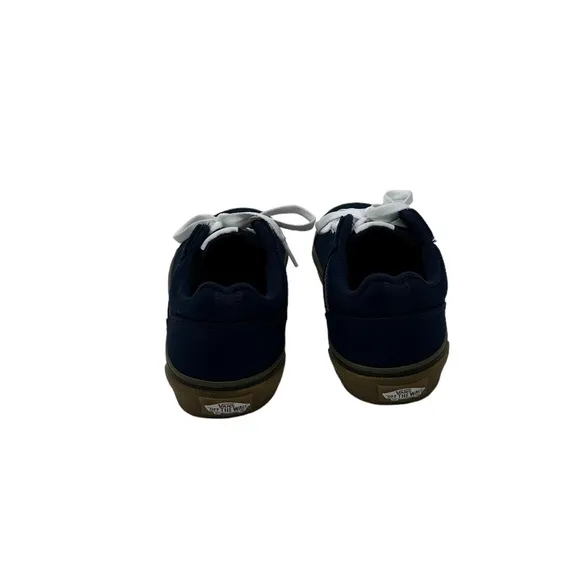VANS Seldan Sneakers Low Top Kids Size Shoe Gum Dress Blues Canvas VN000CQULKZ