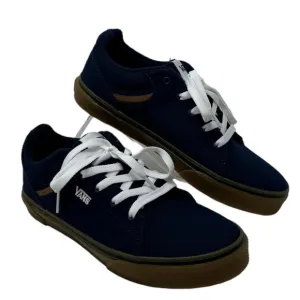 VANS Seldan Sneakers Low Top Kids Size Shoe Gum Dress Blues Canvas VN000CQULKZ