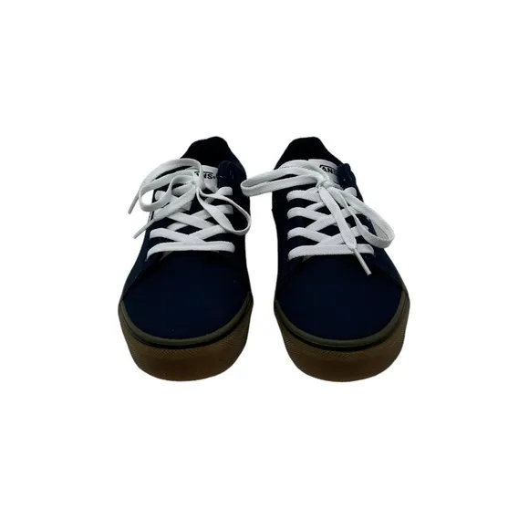 VANS Seldan Sneakers Low Top Kids Size Shoe Gum Dress Blues Canvas VN000CQULKZ
