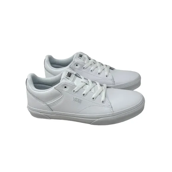 VANS Seldan Tumble Low Shoe Leather White Casual Sneakers Women Kids VN0A4U2505R