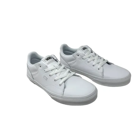 VANS Seldan Tumble Low Shoe Leather White Casual Sneakers Women Kids VN0A4U2505R
