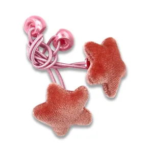 Velvet Star Hair Tie (Melon) by Milk x Soda
