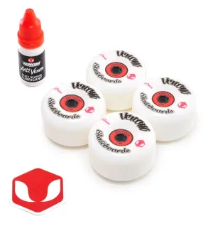 Venom Skateboards Classic Skateboard Wheels with ABEC 9 Bearings Pre Installed