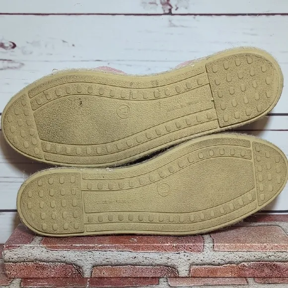 Verbenas Cruz Suede Blush Pink Flat Espadrille Sandal Made in Spain Women's 10.5