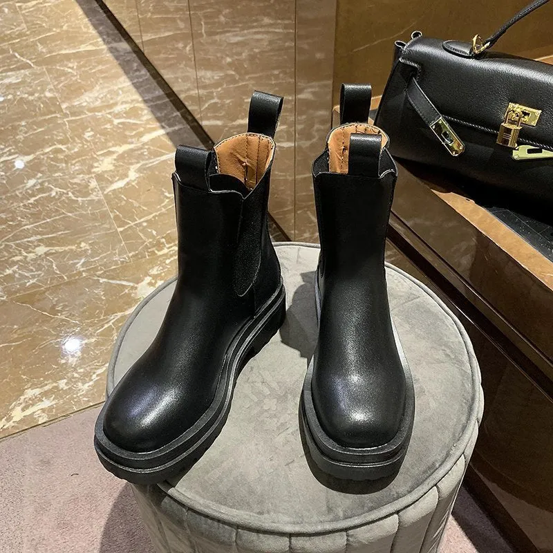 VeroStride Platform Chelsea Boots