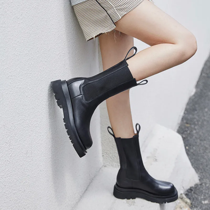 VeroStride Platform Chelsea Boots