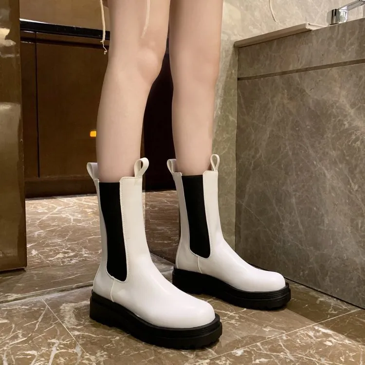 VeroStride Platform Chelsea Boots