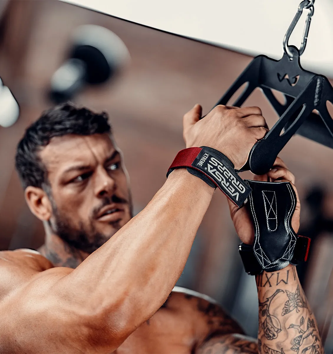 Versa Gripps® XTREME Series Lifting Straps - Sceptre Red