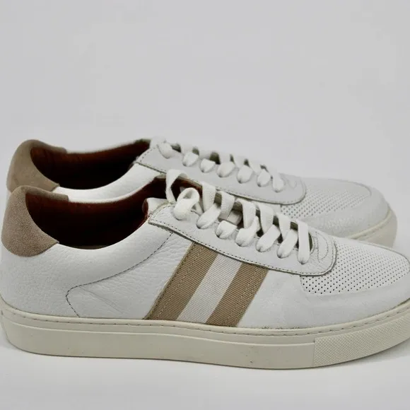 VINCE Camuto Salim Court Sneaker Men’s Size 8.5 in White NEW