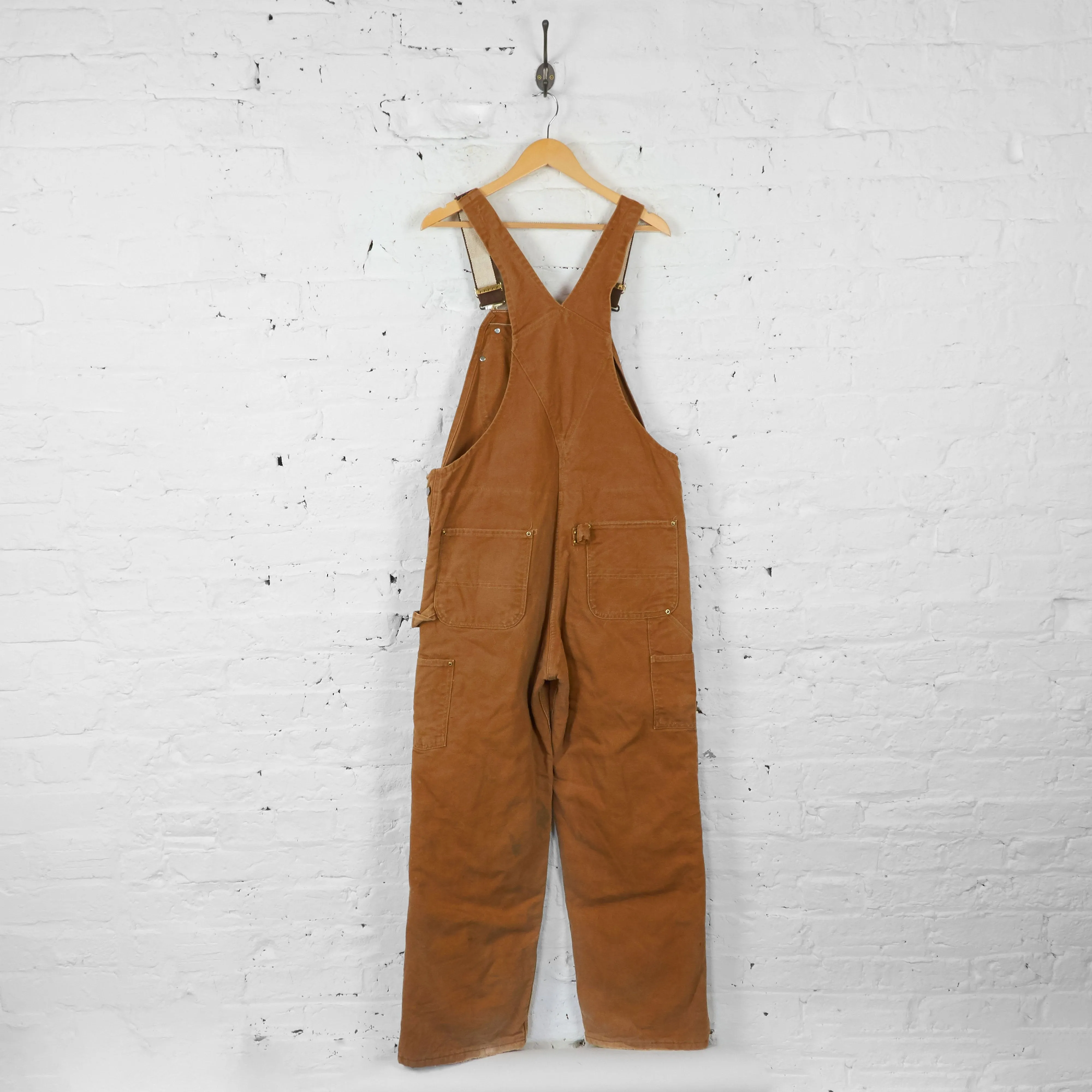 Vintage Carharrt Workwear Dungaree's - Brown - L