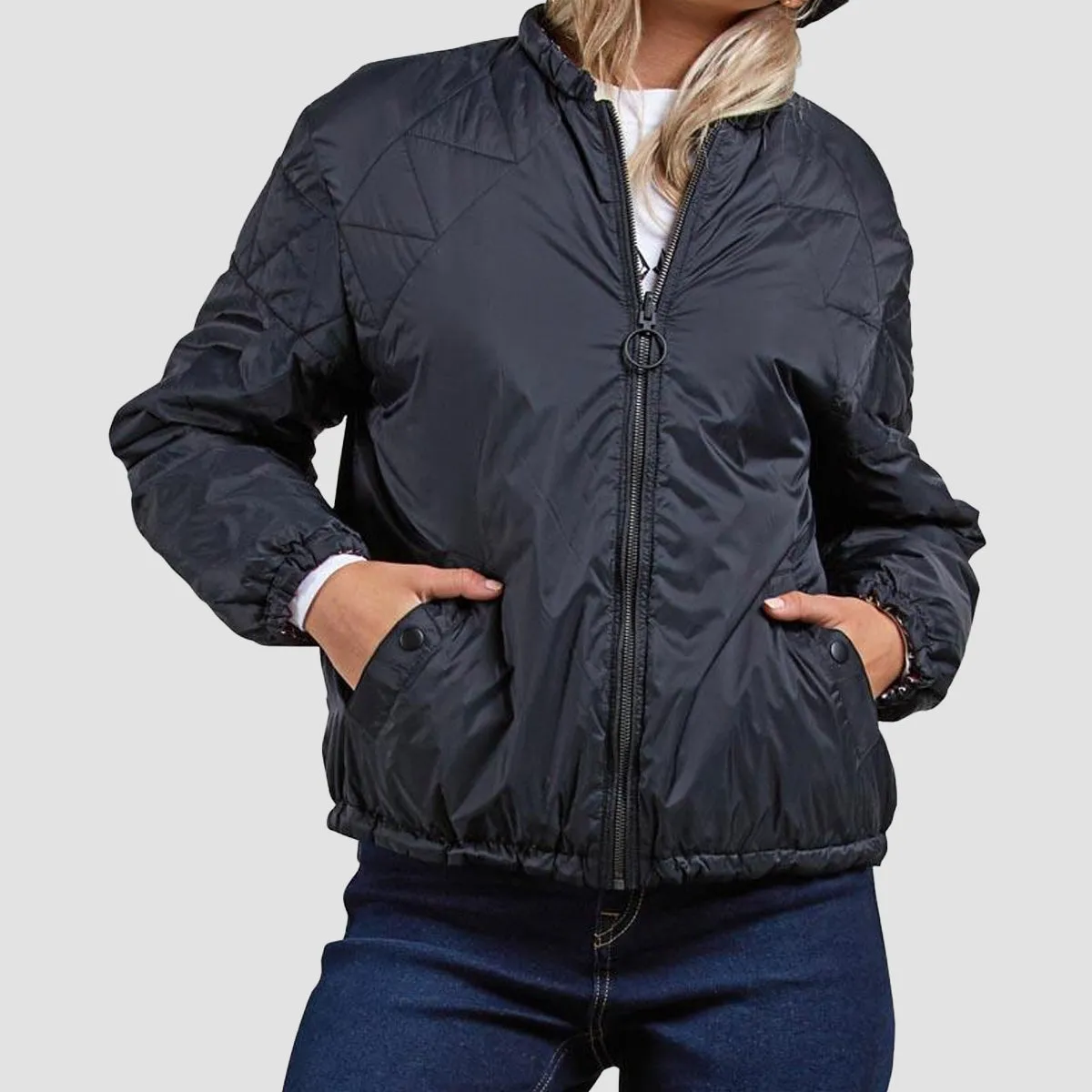 Volcom Play The Fool Puffa Jacket Black - Womens