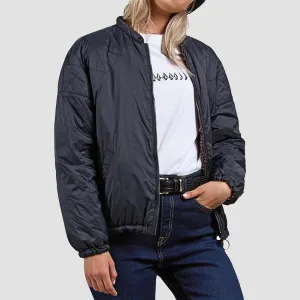 Volcom Play The Fool Puffa Jacket Black - Womens