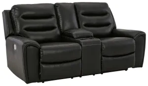 Warlin - Pwr Rec Loveseat/con/adj Hdrst