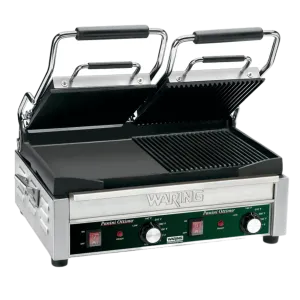 WDG300 Hybrid Panini Ottimo - Double Panini & Flat Grill by Waring Commercial