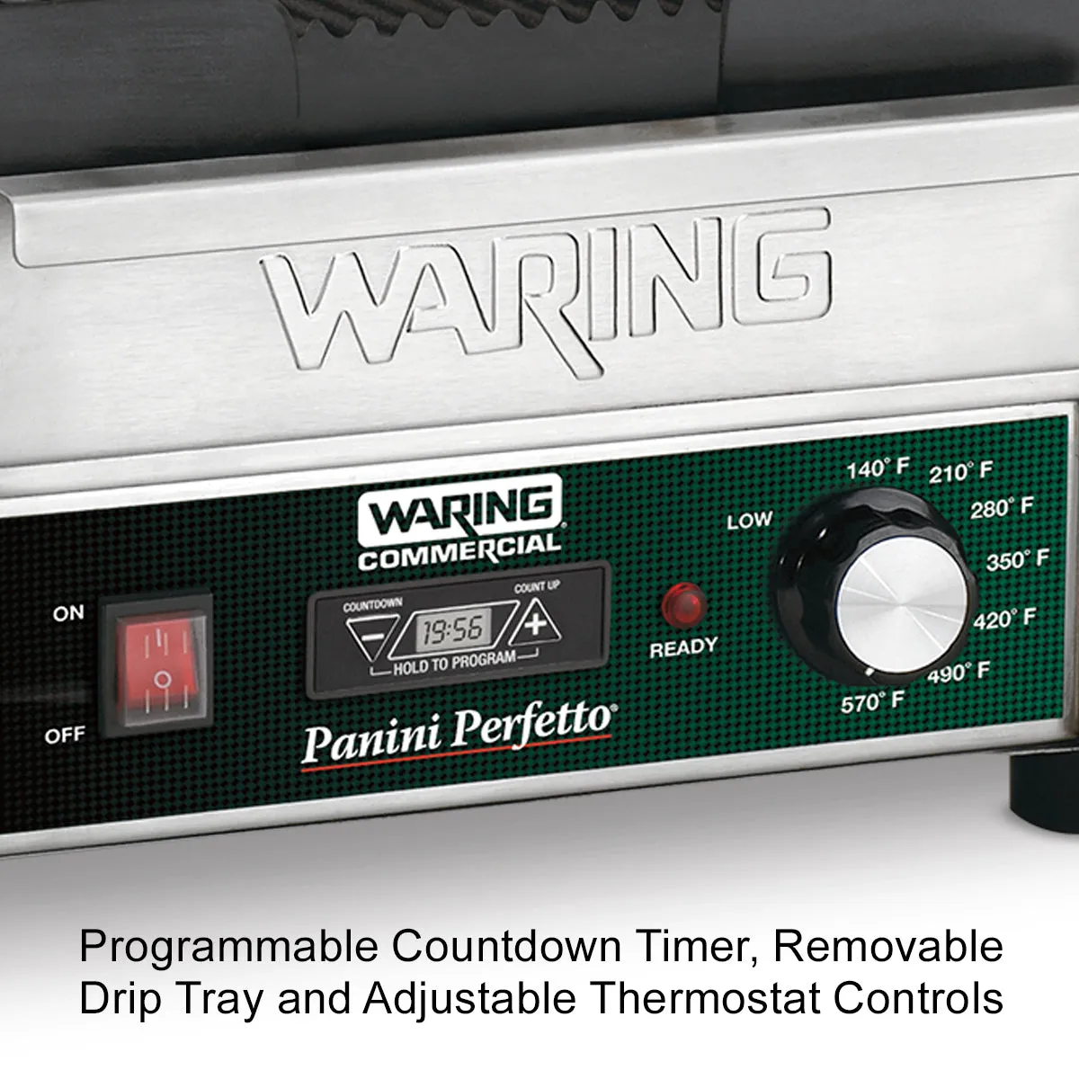 WDG300 Hybrid Panini Ottimo - Double Panini & Flat Grill by Waring Commercial