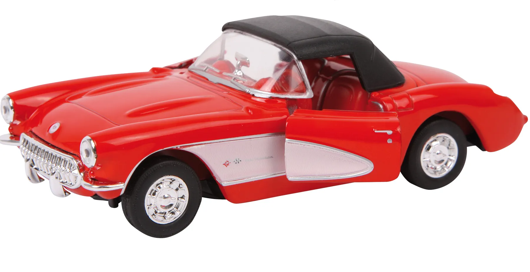 WELLY 1:34 'Chevrolet 57 Corvette' Metal Model Car