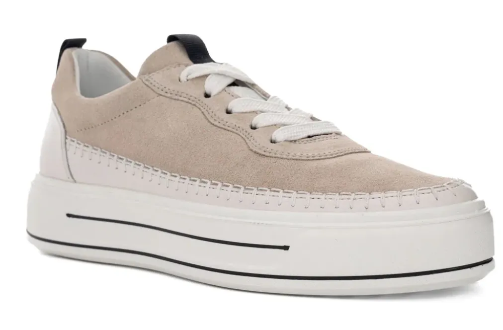 WOMEN'S ARA CORSICA SNEAKER | CREAM / SHELL